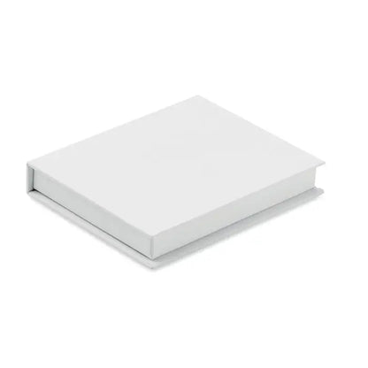 Carte cu copertă albă mată, hardcover, design minimalist pentru cutie de card cadou