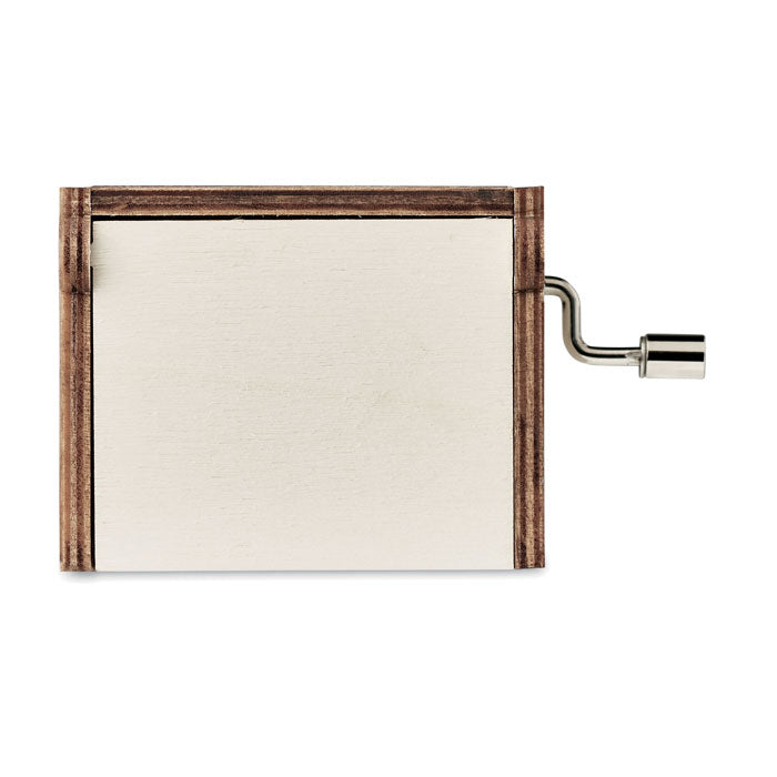 Cutie muzicala din lemn de Craciun