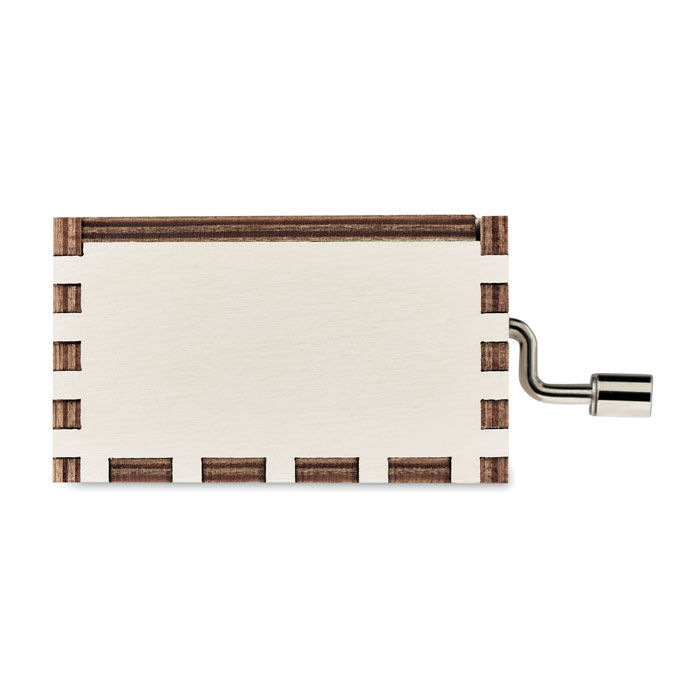 Cutie muzicala din lemn de Craciun