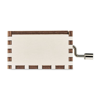 Cutie muzicala din lemn de Craciun