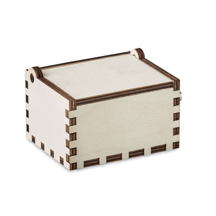 Cutie muzicala din lemn de Craciun