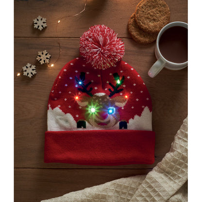 Craciun tricotat beanie LED