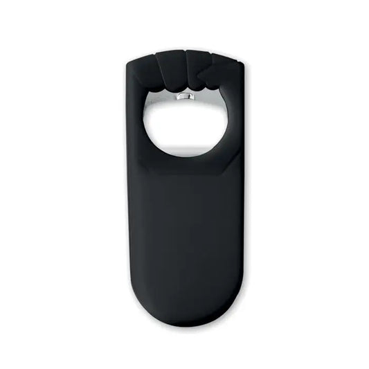 Deschidetor de sticle si sigilant din silicon negru cu interior metalic si design modern si elegant