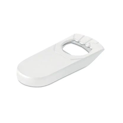 Deschidetor de sticle si sigilant alb din plastic cu design modern si model antiderapant ridicat