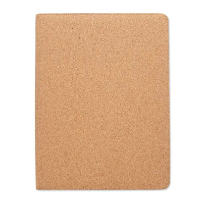 Dosar pentru conferinte a4 pluta cu coperta tan, texturata, de pluta naturala si margini cusute neatent