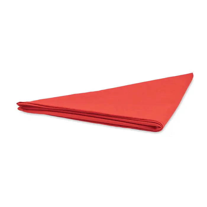 Esarfa multifunctionala polycotton cu fata din in coral, pliată elegant, perfectă pentru diverse utilizări