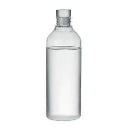 Flacon borosilicata de 1l transparenta cu capac transparent detasabil din plastic clar