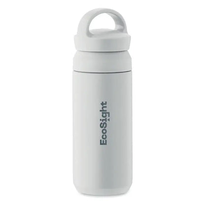 Flacon cu perete dublu alb ecosight cu capac si maner integrat pentru pastrarea temperaturii lichidelor 320 ml