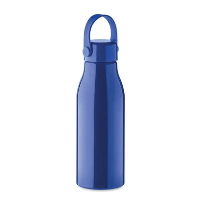 Flacon din aluminiu 650ml albastru royal cu mâner și capac cu filet din oțel inoxidabil