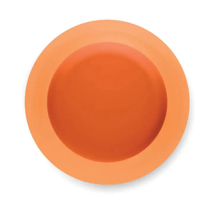 Capac de silicon portocaliu circular pentru flacon rpet 500ml destinat stocării lichidelor