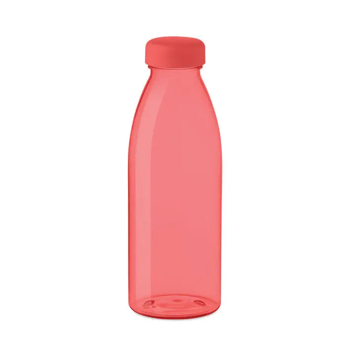 Sticlă de apă coral translucida flacon rpet 500ml cu capac filetat din plastic reciclat