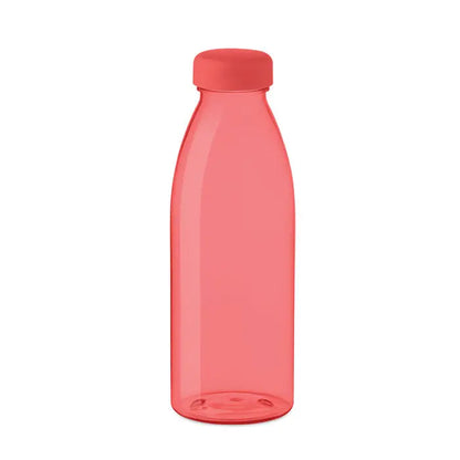 Sticlă de apă coral translucida flacon rpet 500ml cu capac filetat din plastic reciclat