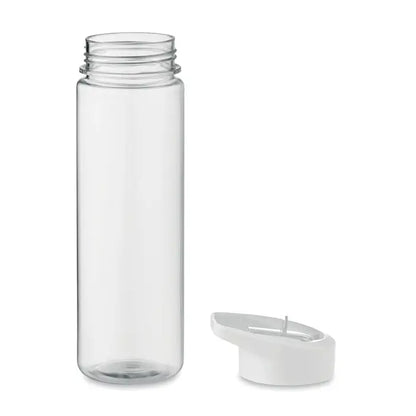 Flacon rpet 650ml pp capac rabatabil cu pai integrat sticla transparenta din plastic clar