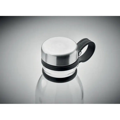 Capac flacon rpet 780ml din otel inoxidabil cu maner si prindere din silicon negru pentru sticla clara