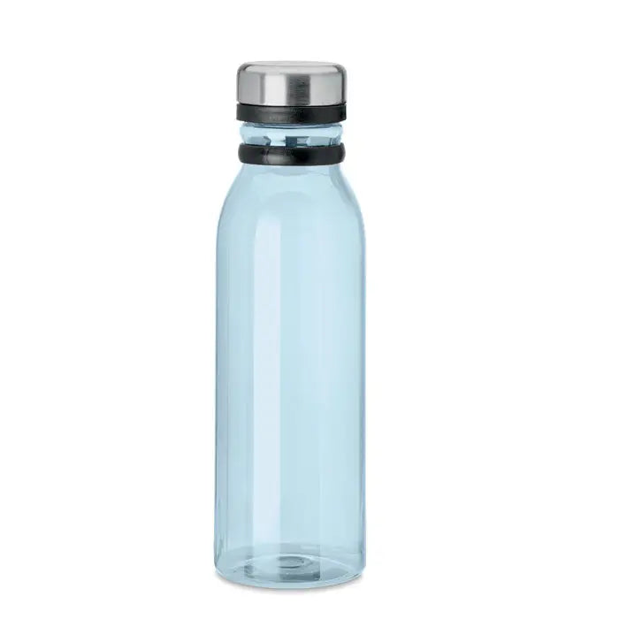 Flacon rpet 780ml o sticlă de apă albastru deschis translucid cu capac din oțel inoxidabil și garnituri negre din cauciuc