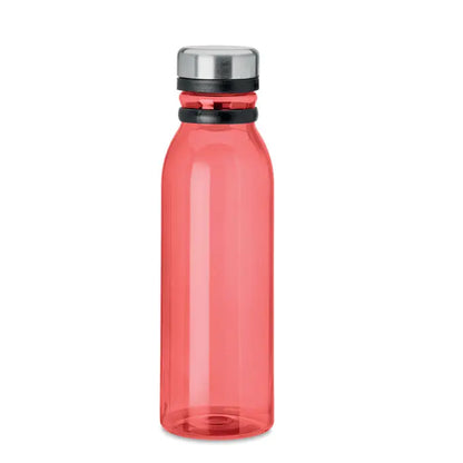 Flacon rpet 780ml sticla transparenta culoarea coral cu capac metalic argintiu si garnituri din cauciuc negru