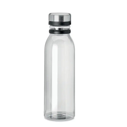 Flacon rpet 780ml sticla transparenta cu capac metalic argintiu si garnituri negre din cauciuc