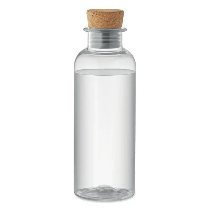 Sticlă transparentă flacon tritan renew 500 ml cu dop natural din plută din material durabil pentru apă