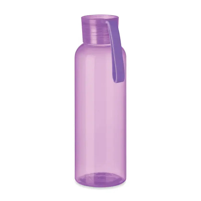 Flacon tritan si cuier 500ml o sticla translucida mov din plastic cu capac insurubabil si maner integrat