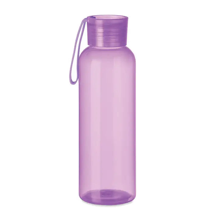 Flacon tritan si cuier 500ml sticla translucida mov cu capac infiletabil si maner integrat pentru transport
