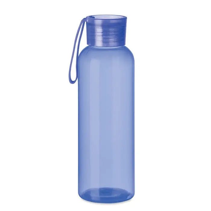 Flacon tritan si cuier 500ml sticla translucida albastra din plastic cu capac cu filet si maner integrat
