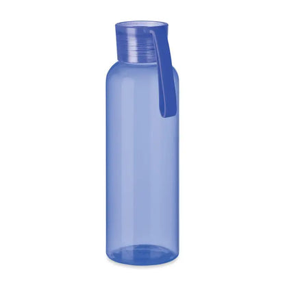 Flacon tritan si cuier 500ml este o sticla translucida albastra din plastic cu capac cu filet si maner integrat