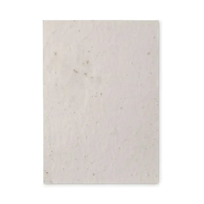 Foaie de hartie a5 cu seminte de flori salbatice, color off-white, textura si model discret pete