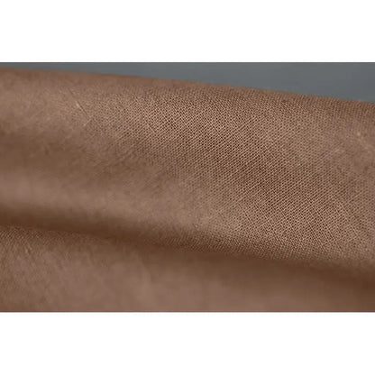 Geanta de cumparaturi din bumbac de 140 gr/m² in nuanta maro pamantiu cu textura subtila tesuta din panza de in moale