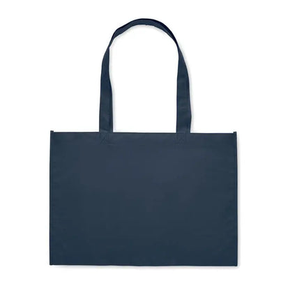Geanta de cumparaturi rpet netesuta din material nețesut, culoare bleumarin, cu două mânere rezistente