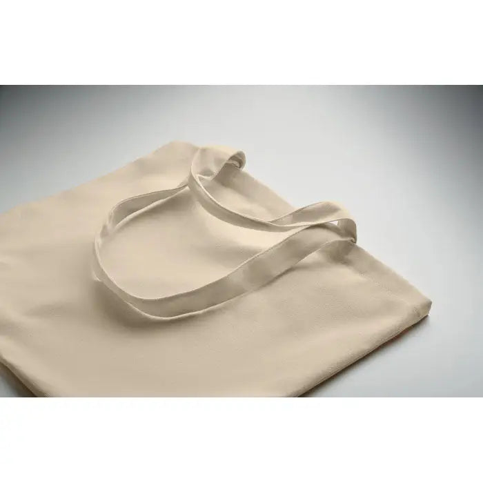 Geanta de plaja panza 320 gr m² bej cu manere rezistente din material textil canvas