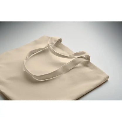 Geanta de plaja panza 320 gr m² bej cu manere rezistente din material textil canvas