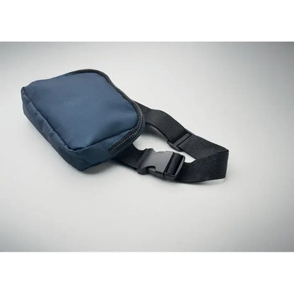 Punga din poliester 300d rpet navy albastra cu curea neagra reglabila si catarama