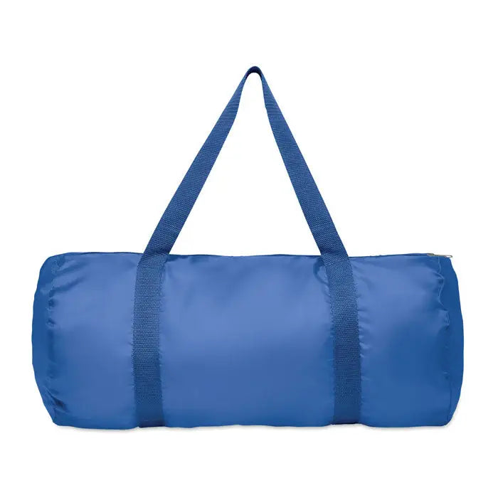 Geanta duffle 190t rpet 20l albastru cilindric cu manere din material textil asortate