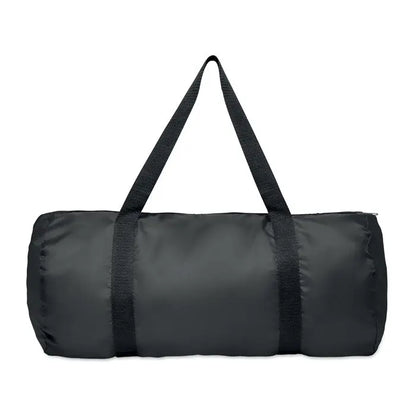 Geanta duffle 190t rpet 20l neagra cu manere din material intarit din tesatura reciclata pentru depozitare si transport