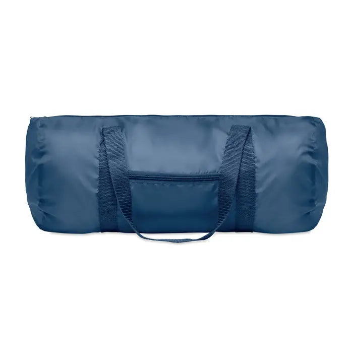 Geanta duffle 190t rpet 20l bleumarin cu manere din tesatura intarita si buzunar frontal cu fermoar