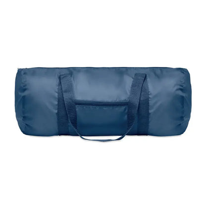 Geanta duffle 190t rpet 20l bleumarin cu manere din tesatura intarita si buzunar frontal cu fermoar
