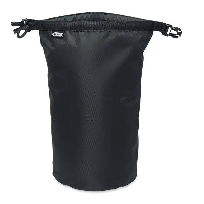 Geanta impermeabila neagra din rpet 210t cu inchidere tip roll-top si bretele reglabilе de 5l