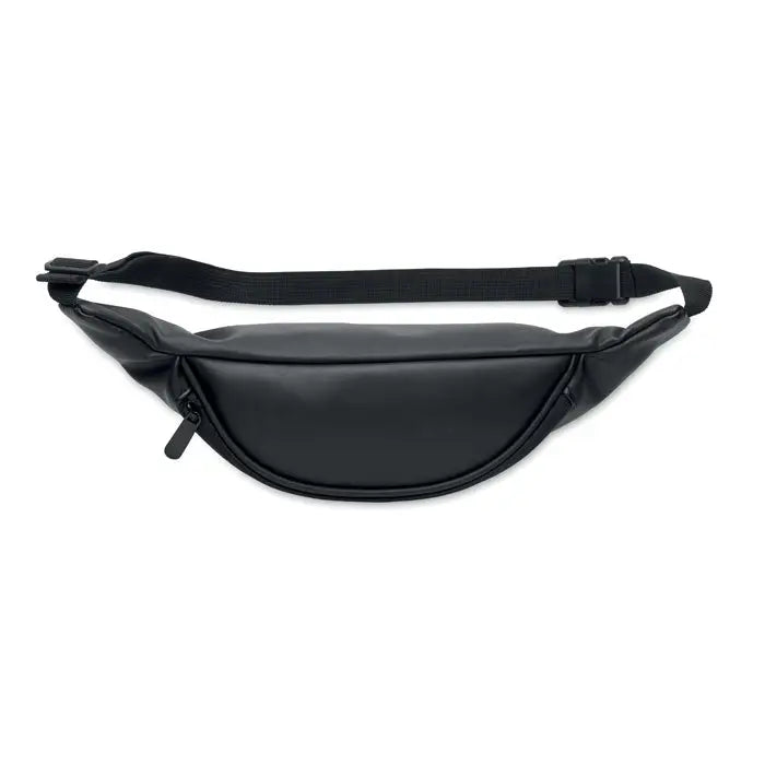 Geanta moale din pu neagra cu design minimalist si curele din material rezistent pentru uz casual
