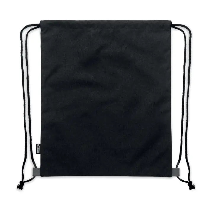 Geanta rpet pu cu snur 2 tonuri neagra cu design minimalist si material rezistent pentru transport eficient