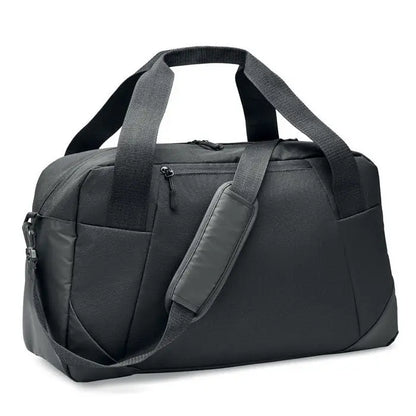 Geanta sport 300d ripstop neagra cu manere intarite si bareta detasabila pentru umar