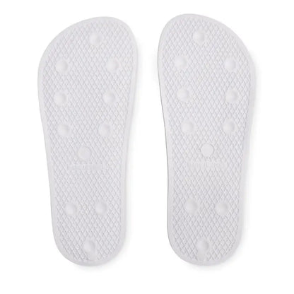 Gleznare anti-alunecare marimea 44/45 din cauciuc alb cu talpa texturata diamant si grips circulare ridicate