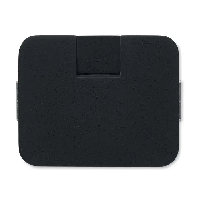 Hub usb cu 4 porturi cu pad de spuma neagra dreptunghiulara cu suprafata texturata si decupaj central