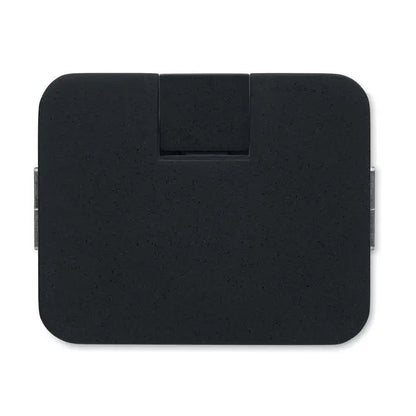 Hub usb cu 4 porturi cu pad de spuma neagra dreptunghiulara cu suprafata texturata si decupaj central