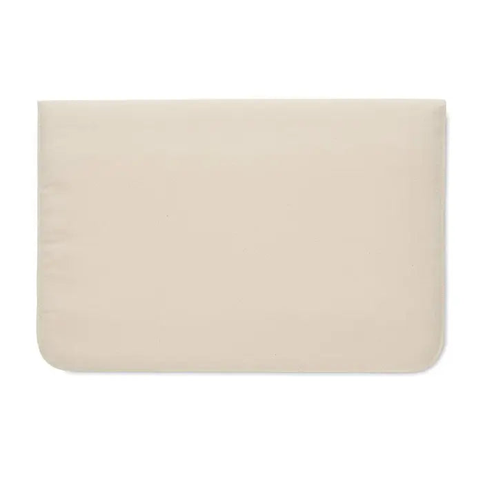 Beige husa din bumbac de 15 inchi cu textura moale si colturi rotunjite pentru baie