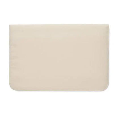Beige husa din bumbac de 15 inchi cu textura moale si colturi rotunjite pentru baie