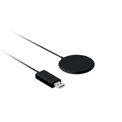 Incarcator magnetic wireless 10w negru cu conector usb-a pentru incarcare rapida fara fir
