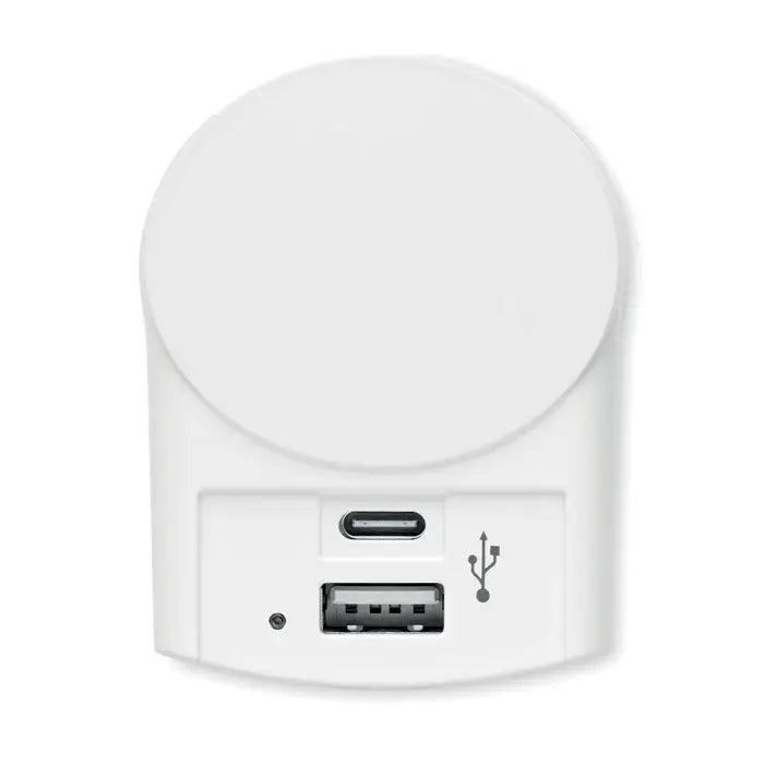 Incarcator skross euro usb ac 27w alb cu pad wireless si port usb-c si usb-a pentru incarcare rapida