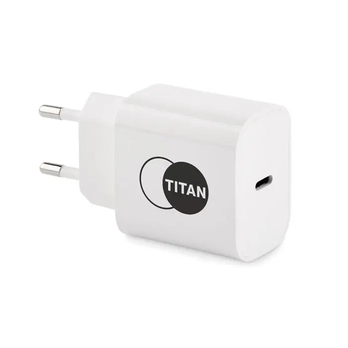 Incarcator usb White titan 2 porturi 20W cu design dreptunghiular si mufa metalica UE