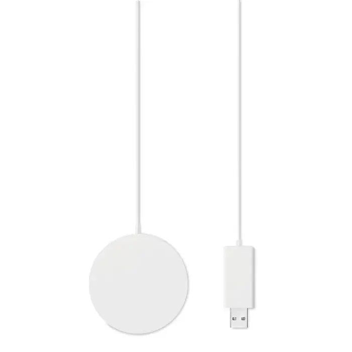 Incarcator wireless ultrasubtire 10w alb cu cablu usb-c potrivit pentru incarcare rapida fara fir