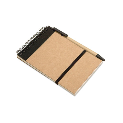 Blocnotes A6 reciclat cu stilou